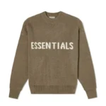 Fear of God Essentials Knitted Sweater Harvest – Brown