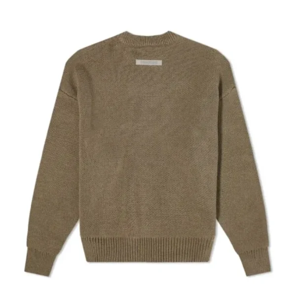 Fear of God Essentials Knitted Sweater Harvest – Brown